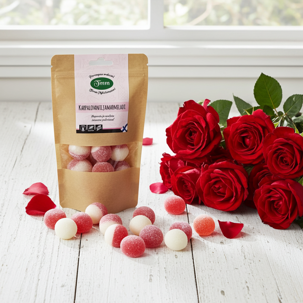 Karpalo-vanilja -marmeladi 180g