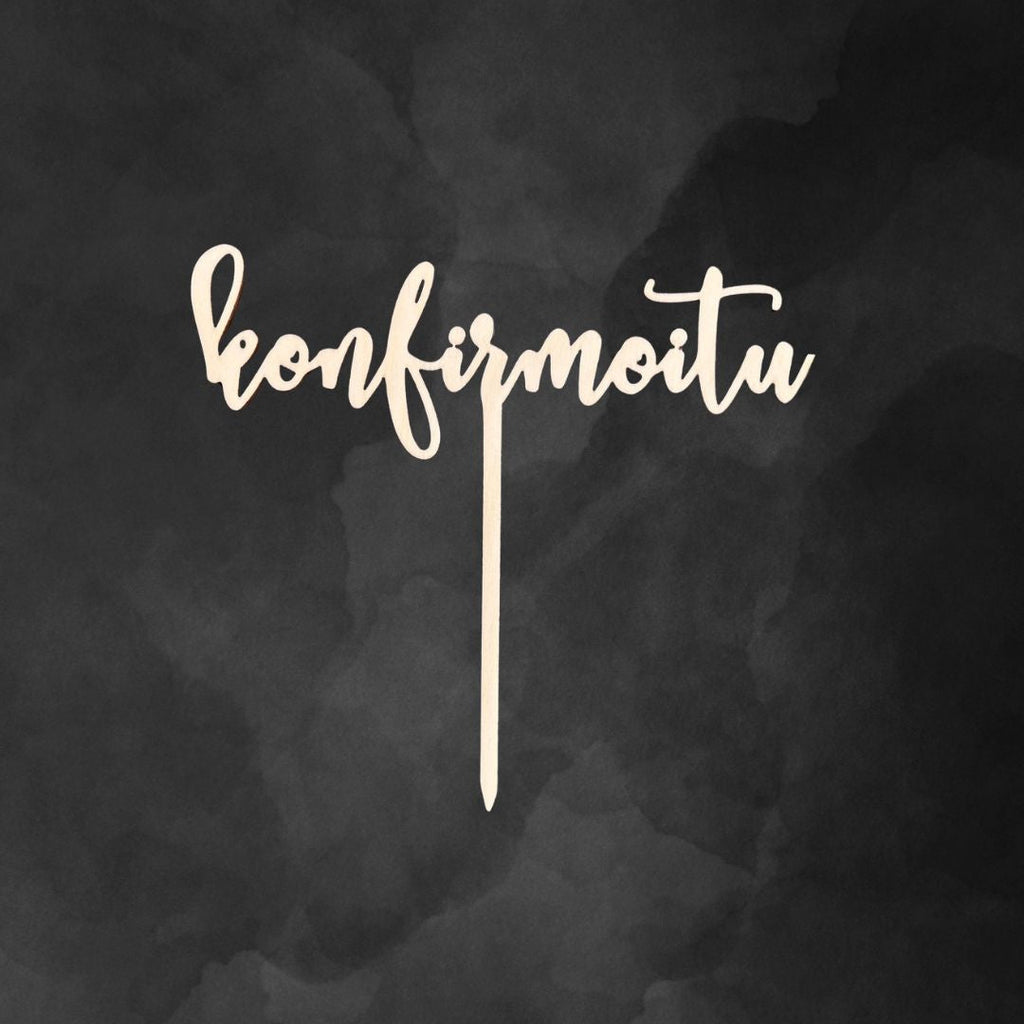 Konfirmoitu-kakkukoriste