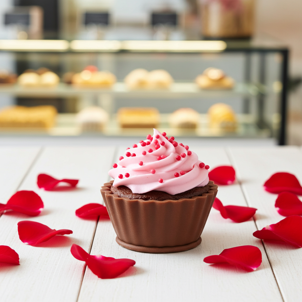 Mansikkakuppikakkukonvehti