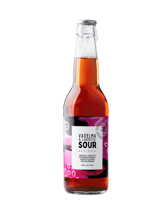 Sour Vadelma-Lakritsi 0,33l