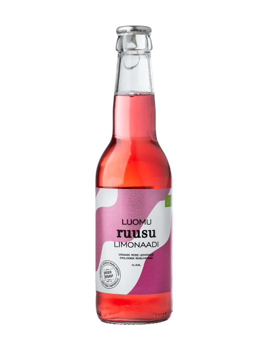 Ruusulimonadi, Luomu 0,33l