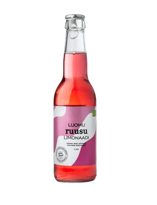 Ruusulimonadi, Luomu 0,33l