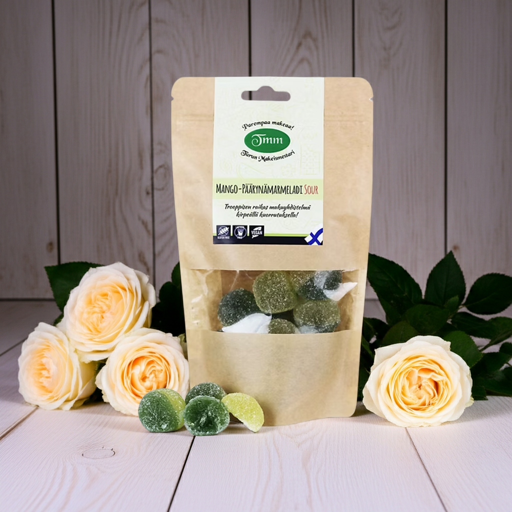 Sour Mango-päärynä -marmeladi 180g