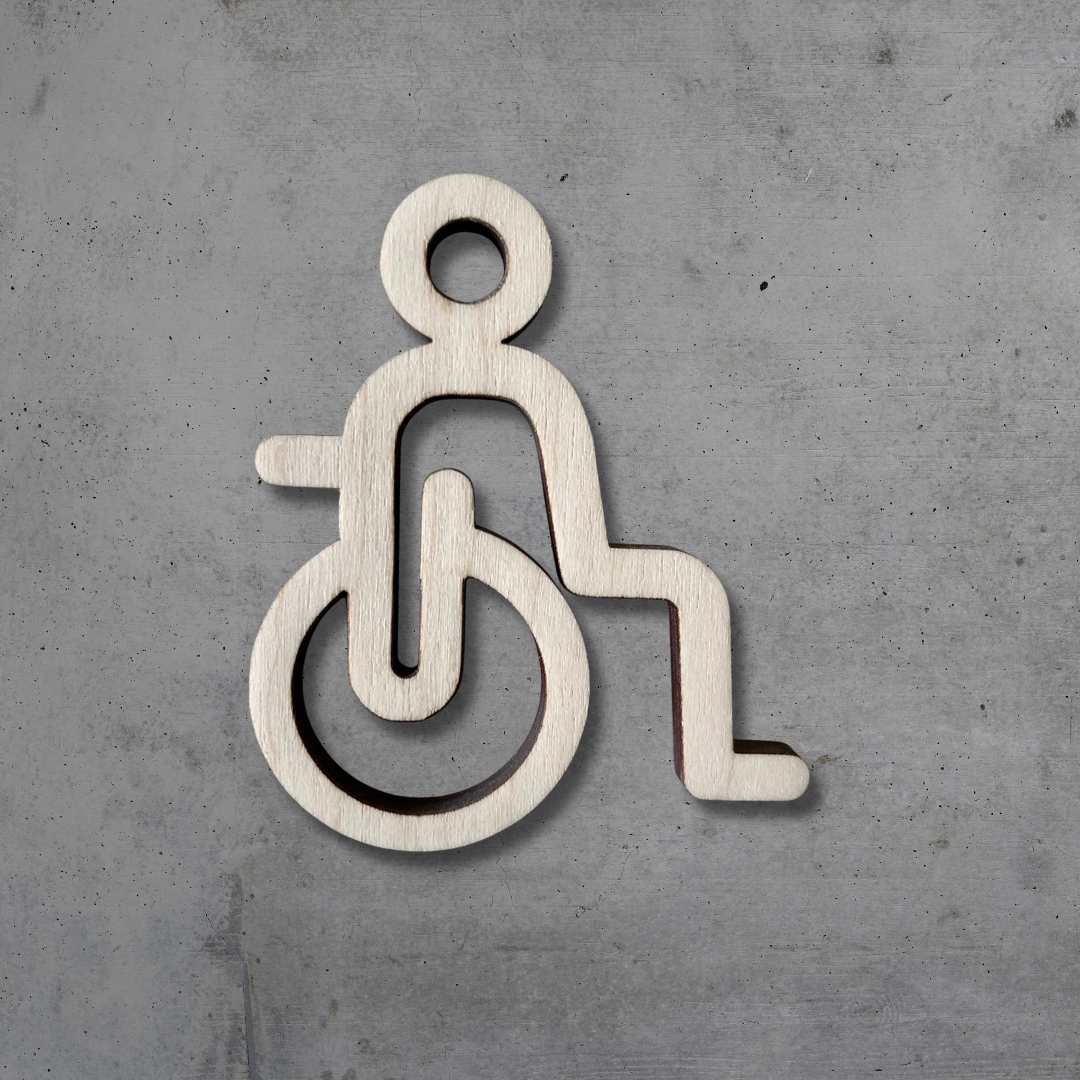 Puinen wc-kyltti | Inva