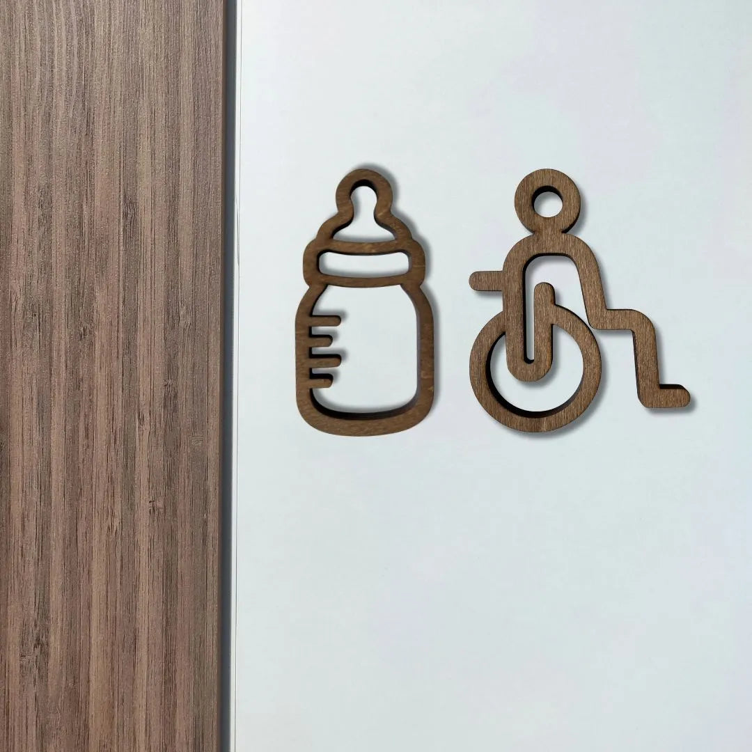 Puinen wc-kyltti | Inva