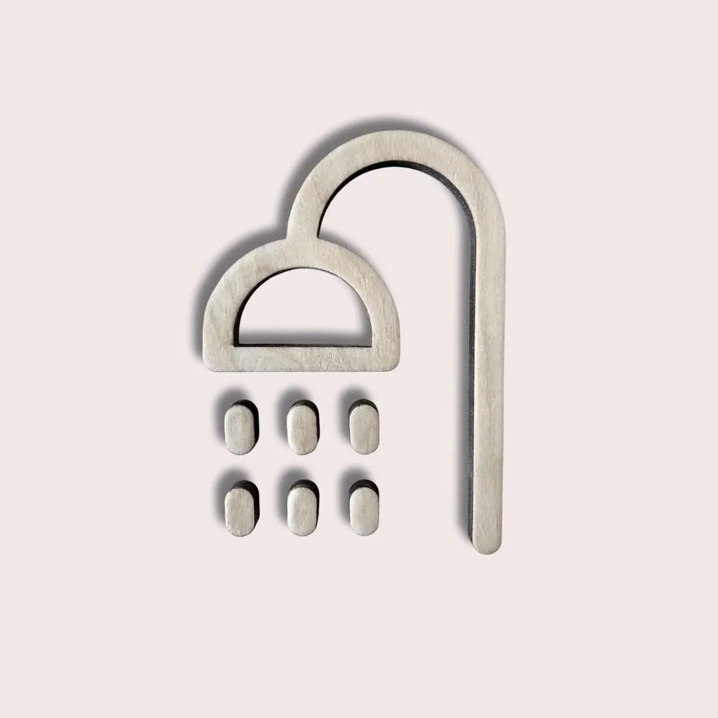 Puinen opastekyltti | Suihku