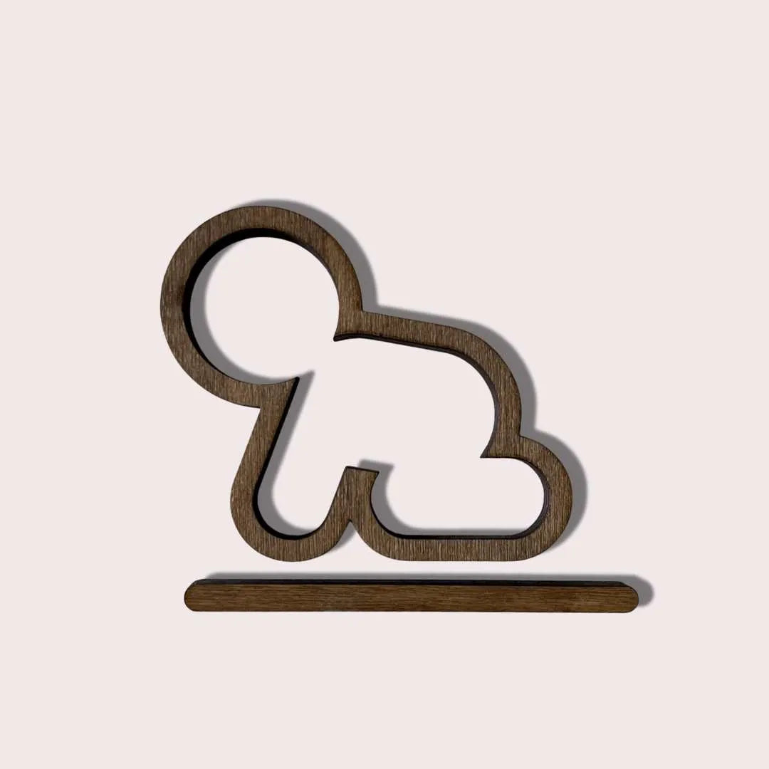 Puinen lastenhoitohuone-opaste | Taapero